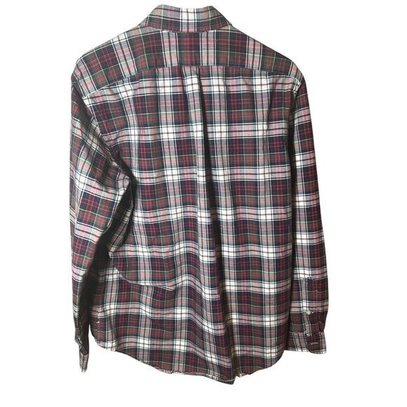 Polo Ralph Lauren classic fit /T Button‎ Down Shirt Plaid Red/White - Picture 2 of 3